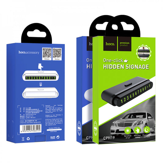 One-click Hidden Signage – Hoco CPH19 – black