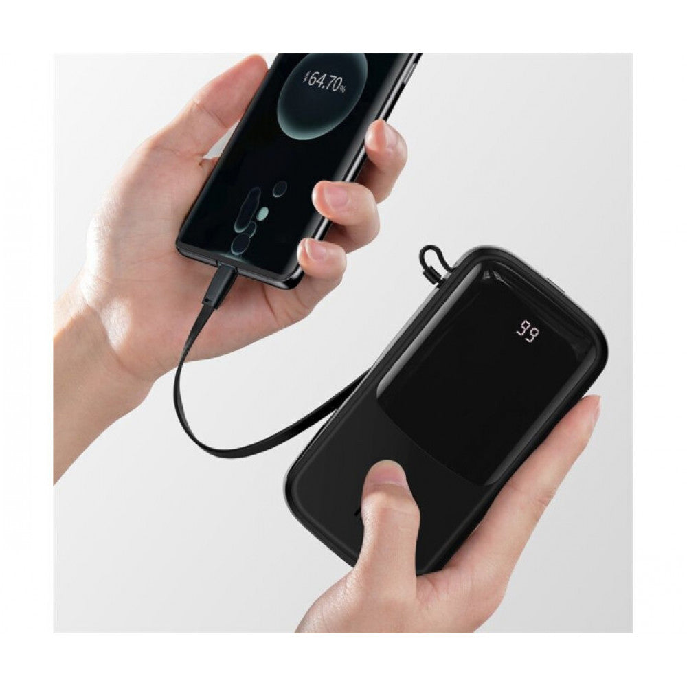 Power Bank 20000 mAh | 15W | Digital Display - Baseus (PPQD-G) - PPQD-G01 Black