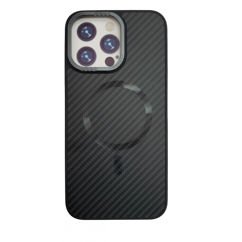 Carbon Armor Case With Magsafe — iPhone 12 — Black