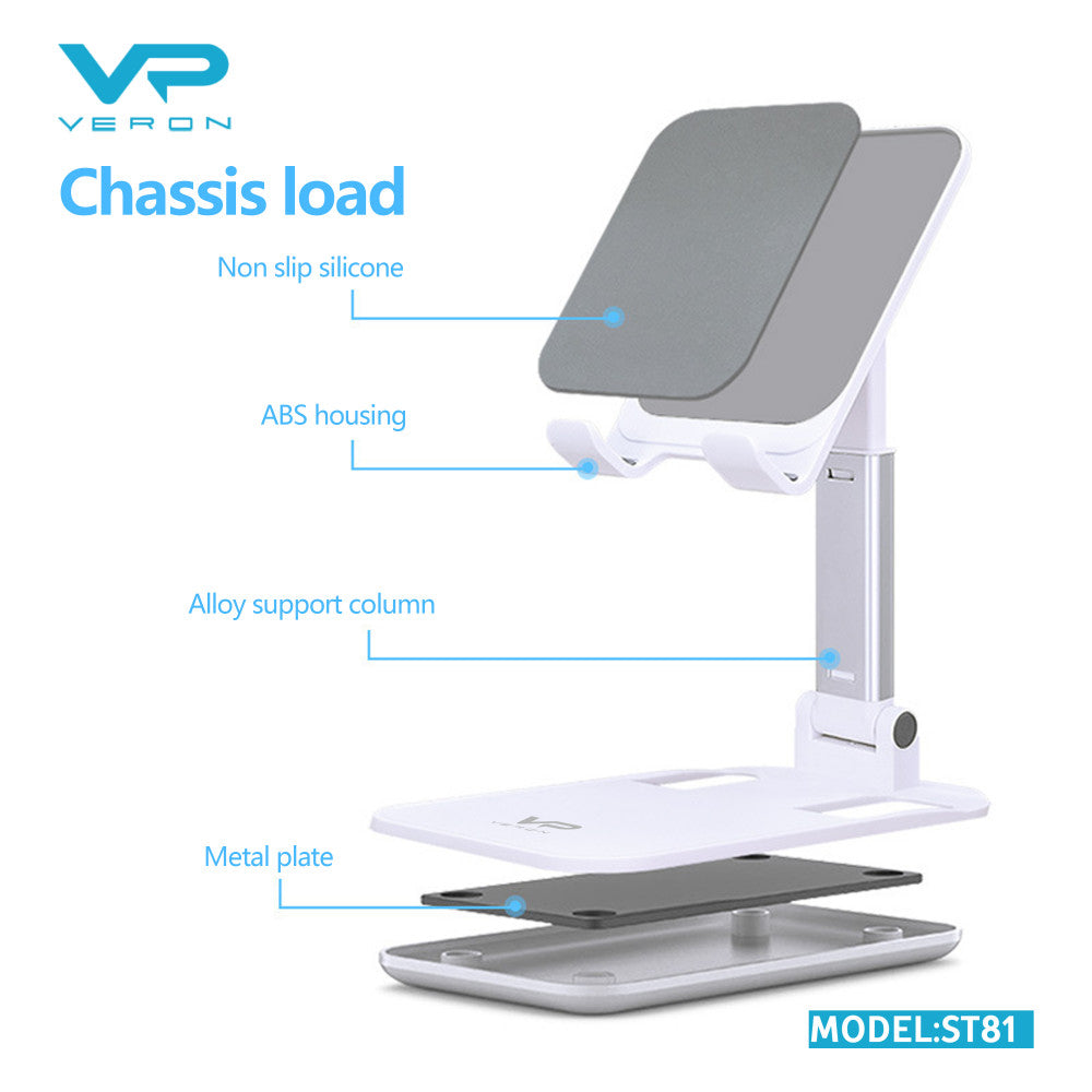 Tablet stand – Veron ST81 folding desktop stand