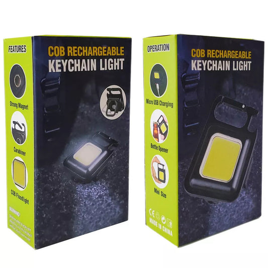 Likhtarik – F04 COB rechargeable keychain Light Micro USB