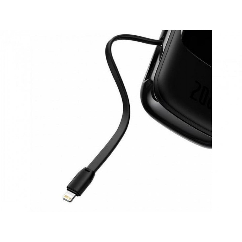 Power Bank 20000 mAh | 20W | Digital Display – Baseus (PPQD0400) – PPQD040001 Black