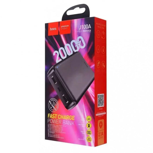 Power Bank 20000 mAh – Hoco J100A – Black