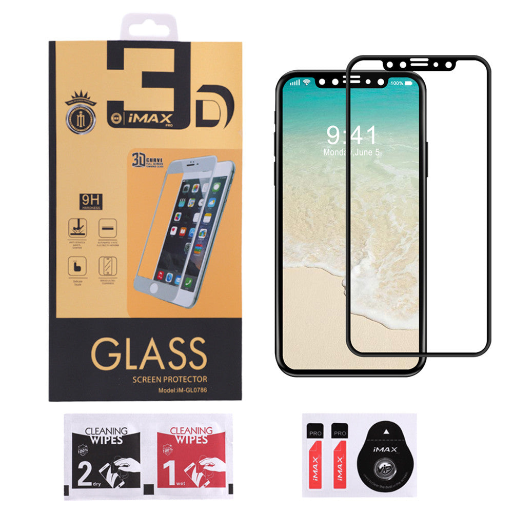 Zahisne sklo iMax Curved 3D - iPhone X; XS ; 11 Pro White