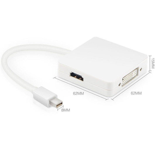 Mini DP - HDMI+VGA+DVI adapter