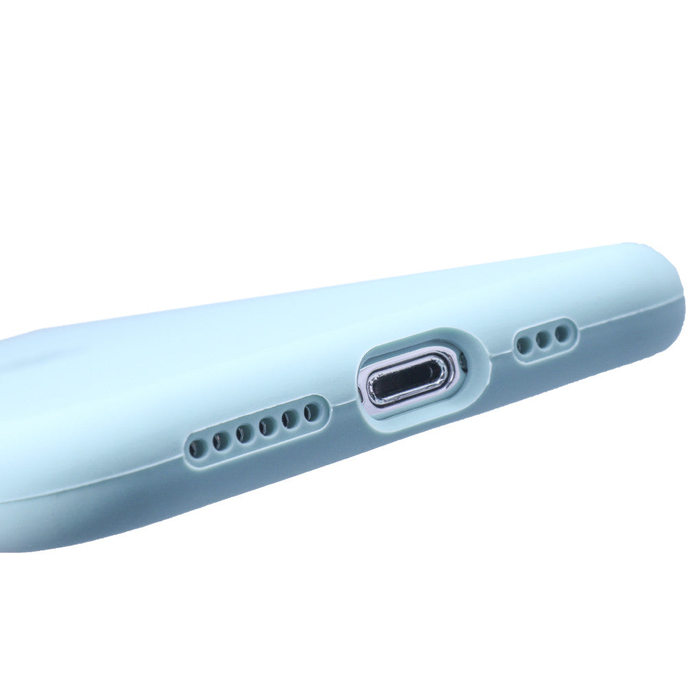 Original Silicone Case Full Size - iPhone Xs MAX - Ice Blue (21)