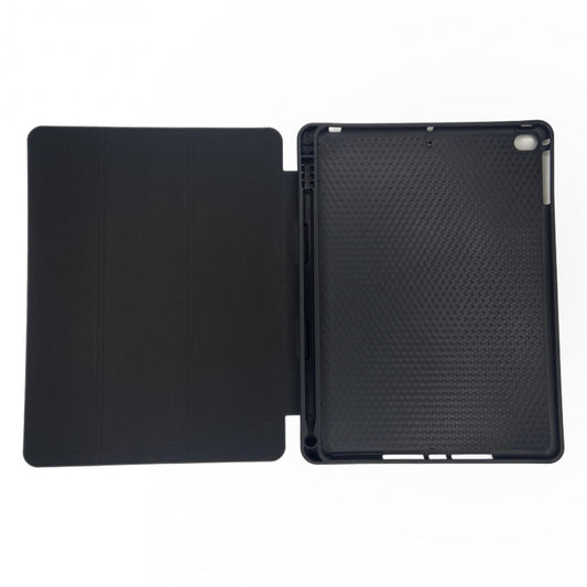 Tri-fold flat with pen slot Book Case iPad 10.2" - Black