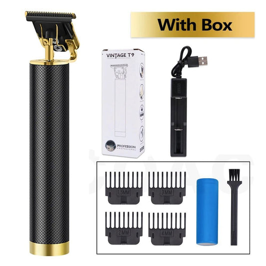 Hair Clipper - T9 Black grid direct charge