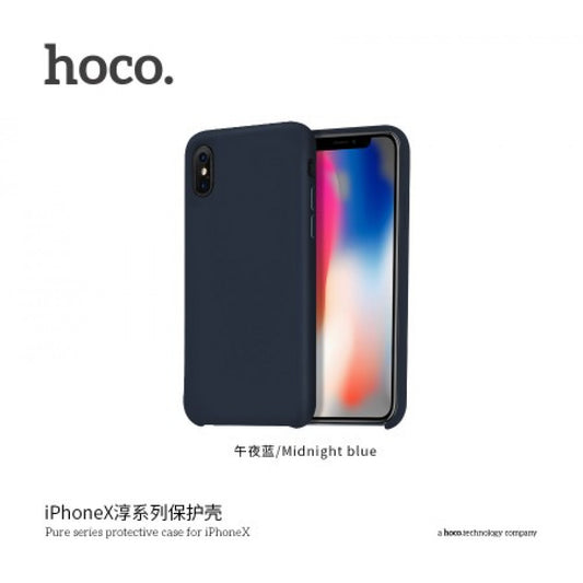 Hoco Pure Series Protective Case - Apple iPhone X; Apple iPhone Xs - Midnight Blue