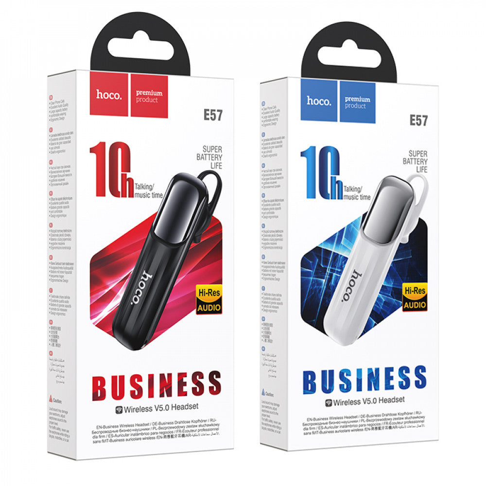 Bluetooth Headset – Hoco E57 – White