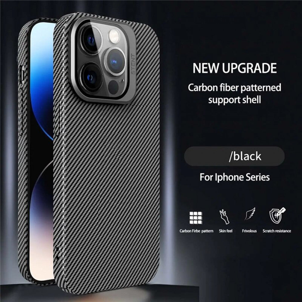 Camera Stand Carbon Case - iPhone 13 Pro - Black