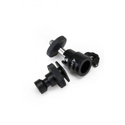 360° Articulating Mount for LED Lamp, Camera, GoPro to Tripod, Jmary BH-02