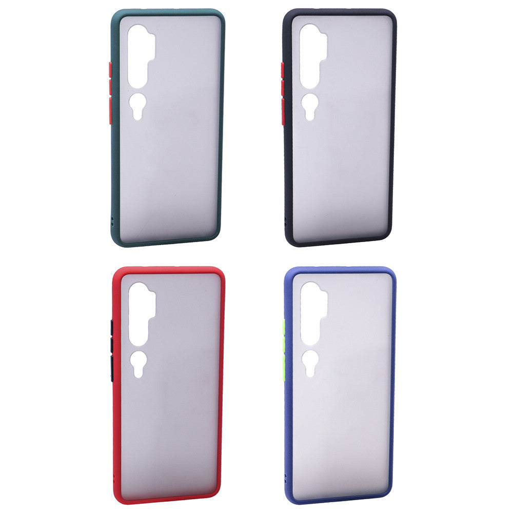 Matte TPU Plastic Case – Xiaomi Mi Note 10 – Red