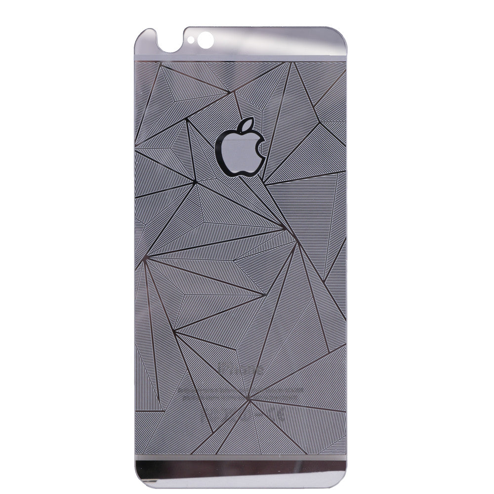 Zahisne sklo 2 in 1 Diamond - iPhone 6; 6S - Silver