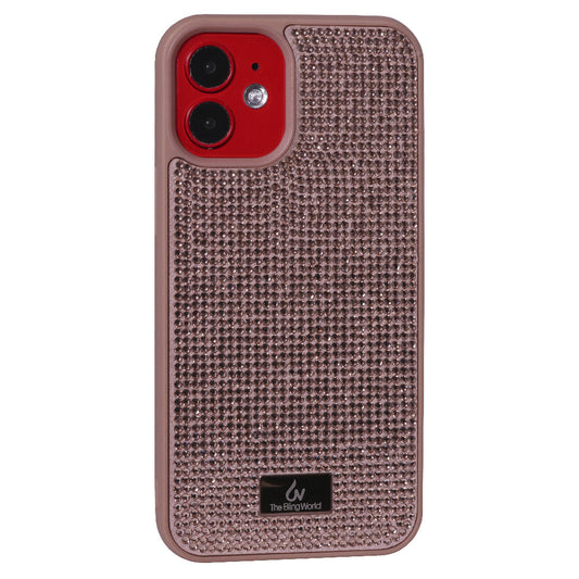 Чехол Bling World Luxury Diamond (TPU) для iPhone 12 Mini 5.4" — Rose Gold