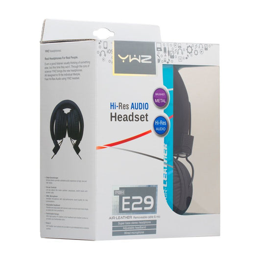 Over-size headphones 3.5mm – YWZ - E29 / S8 Black