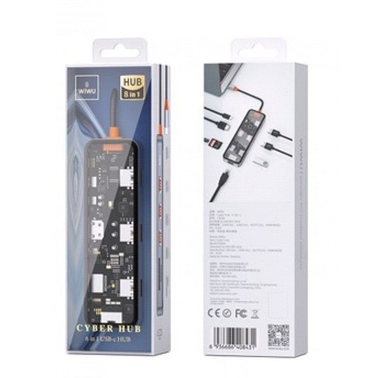 HUB USB C 8 in 1 – WiWU Cyber CB008