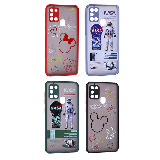 Stickers Series TPU Case – Samsung A21S (A217) – Red Heart