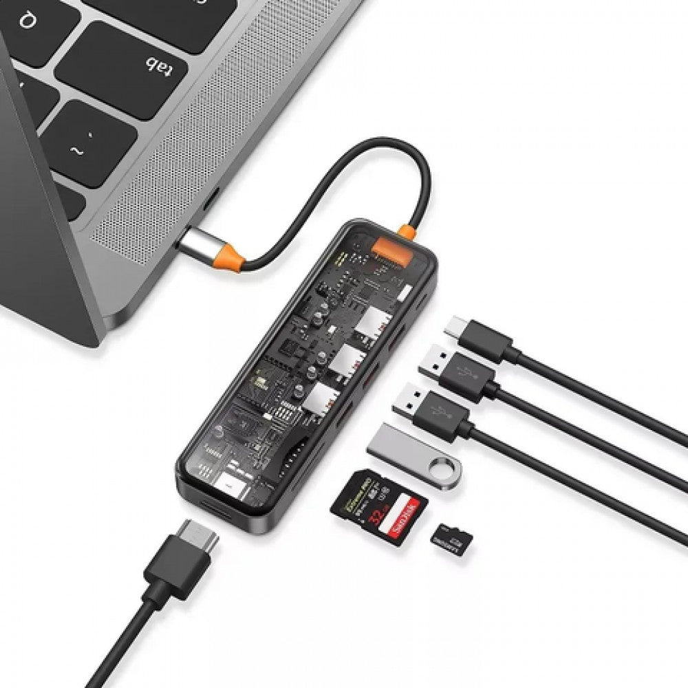 HUB USB C 8 in 1 – WiWU Cyber CB008