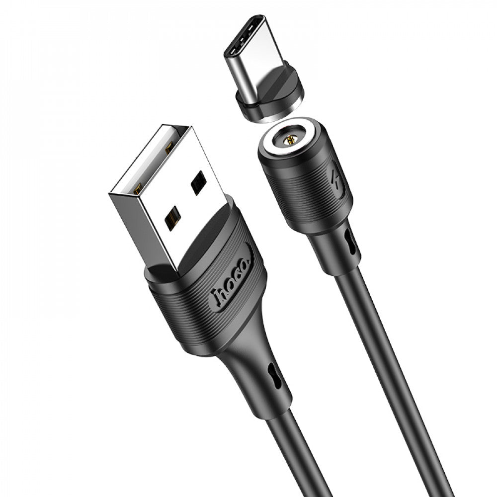 USB C cable 2.4A (1m) – Hoco X52 Magnetic – Black