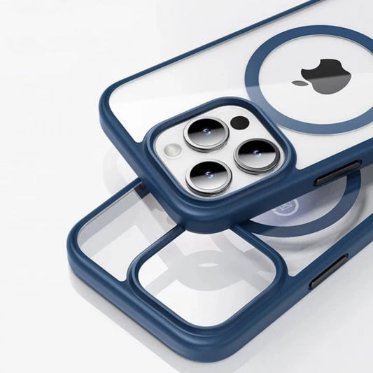 Rock Guard Series TPU Case with Magsafe - iPhone 15 - Titanium Blue