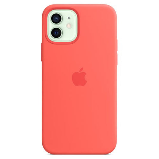 Silicone Case with MagSafe — iPhone 12 6.1" ; 12 Pro 6.1" — Pink Citrus