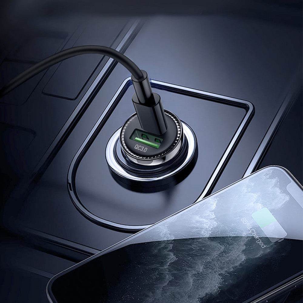 Car Charger | 20W | PD | QC3.0 – Hoco Z44 – Black