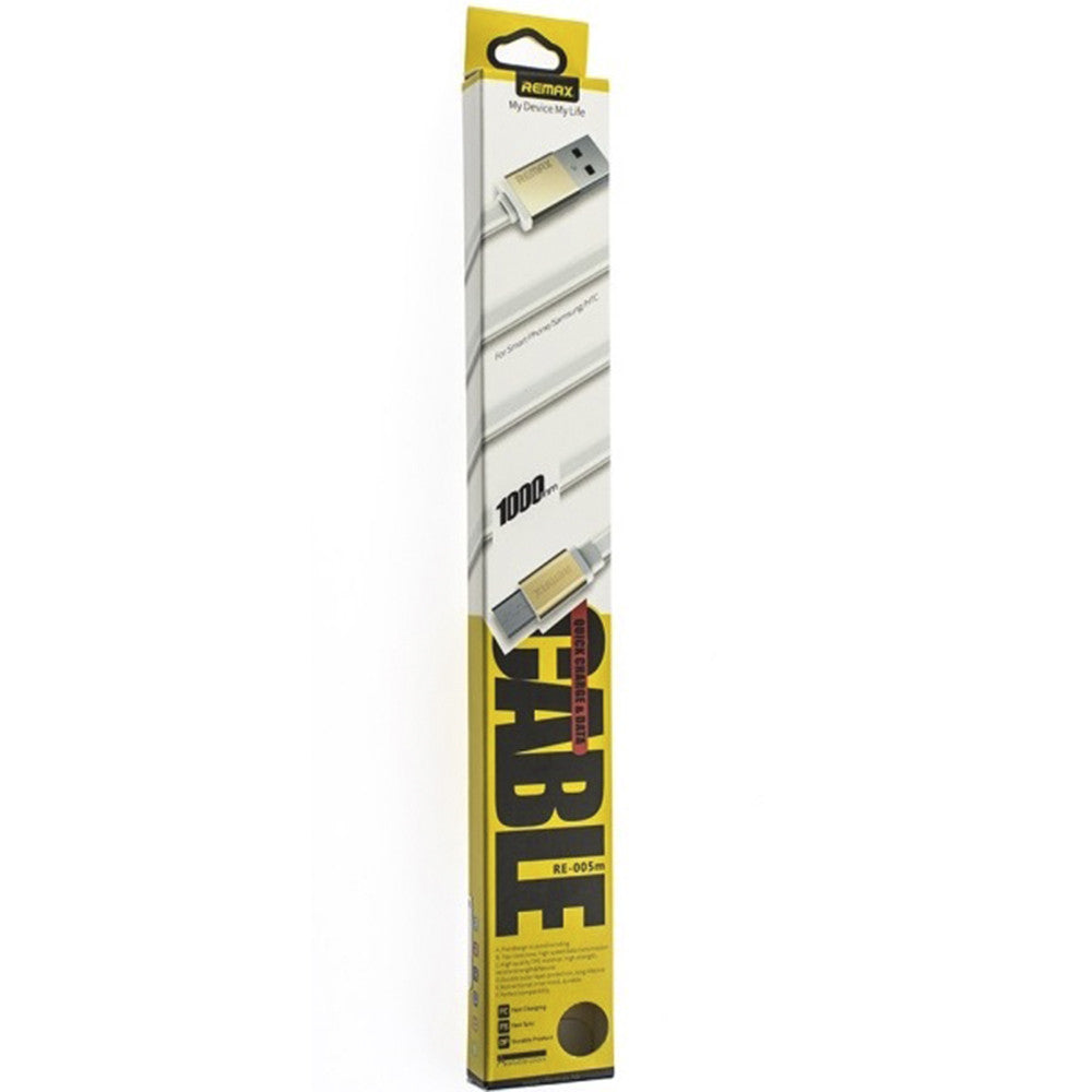 Micro 2.1A Cable (1m) — Remax (RE-005m) Colorful