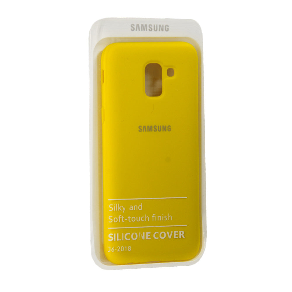 Original Silicone Case – Samsung J4 2018(J400) – Yellow