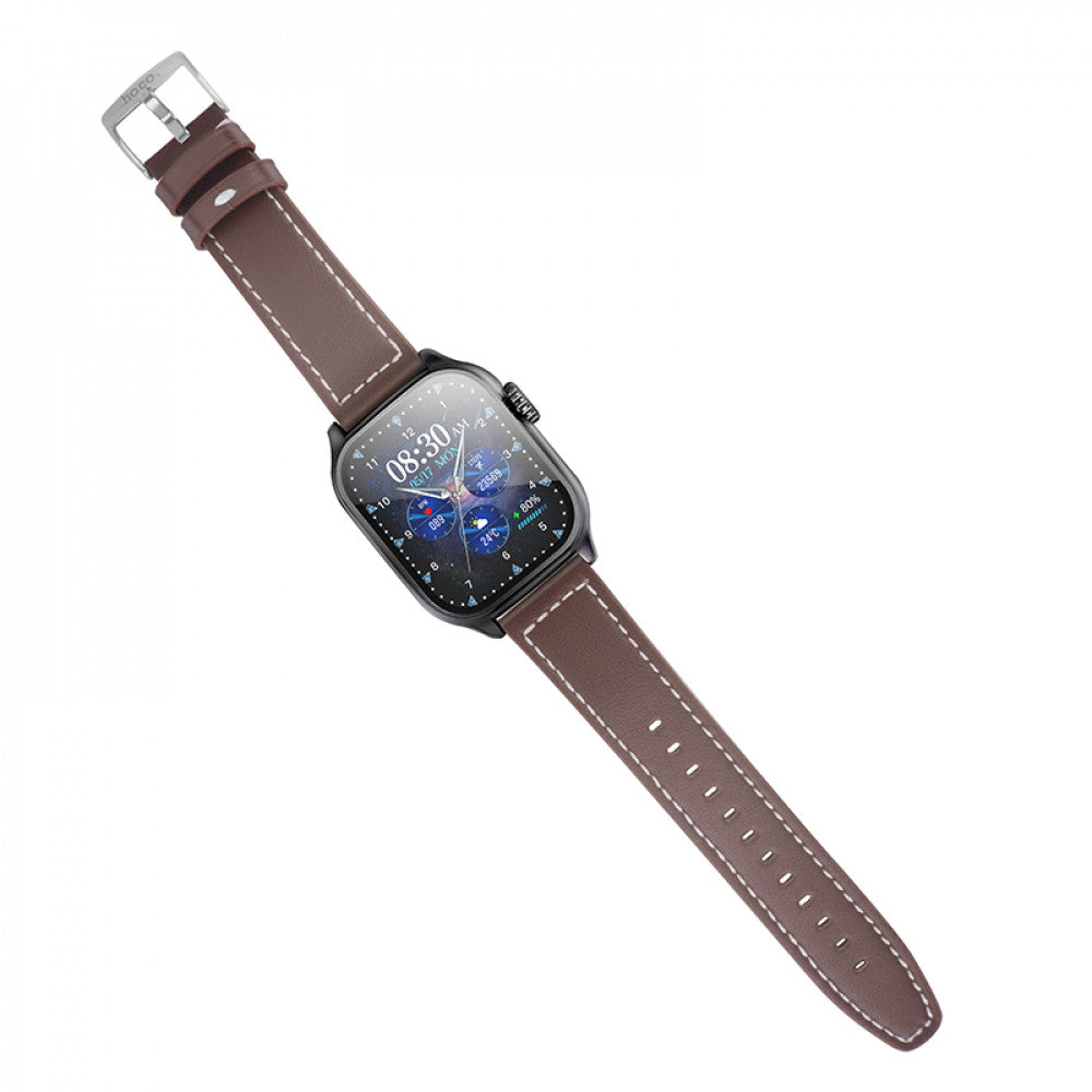 Smart Sports Watch (Call Version) – Hoco Y17 – Silver