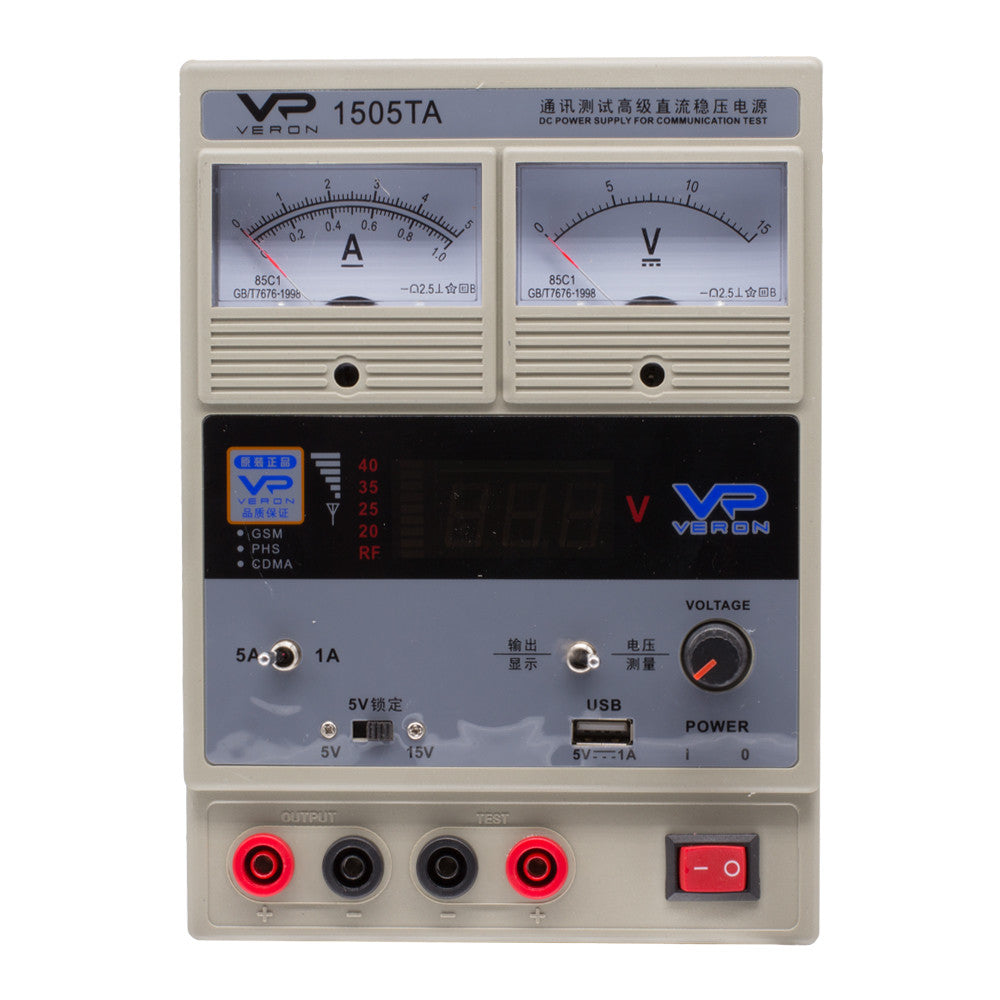 Laboratory power supply "Veron 1505TA" - 15V, 5A