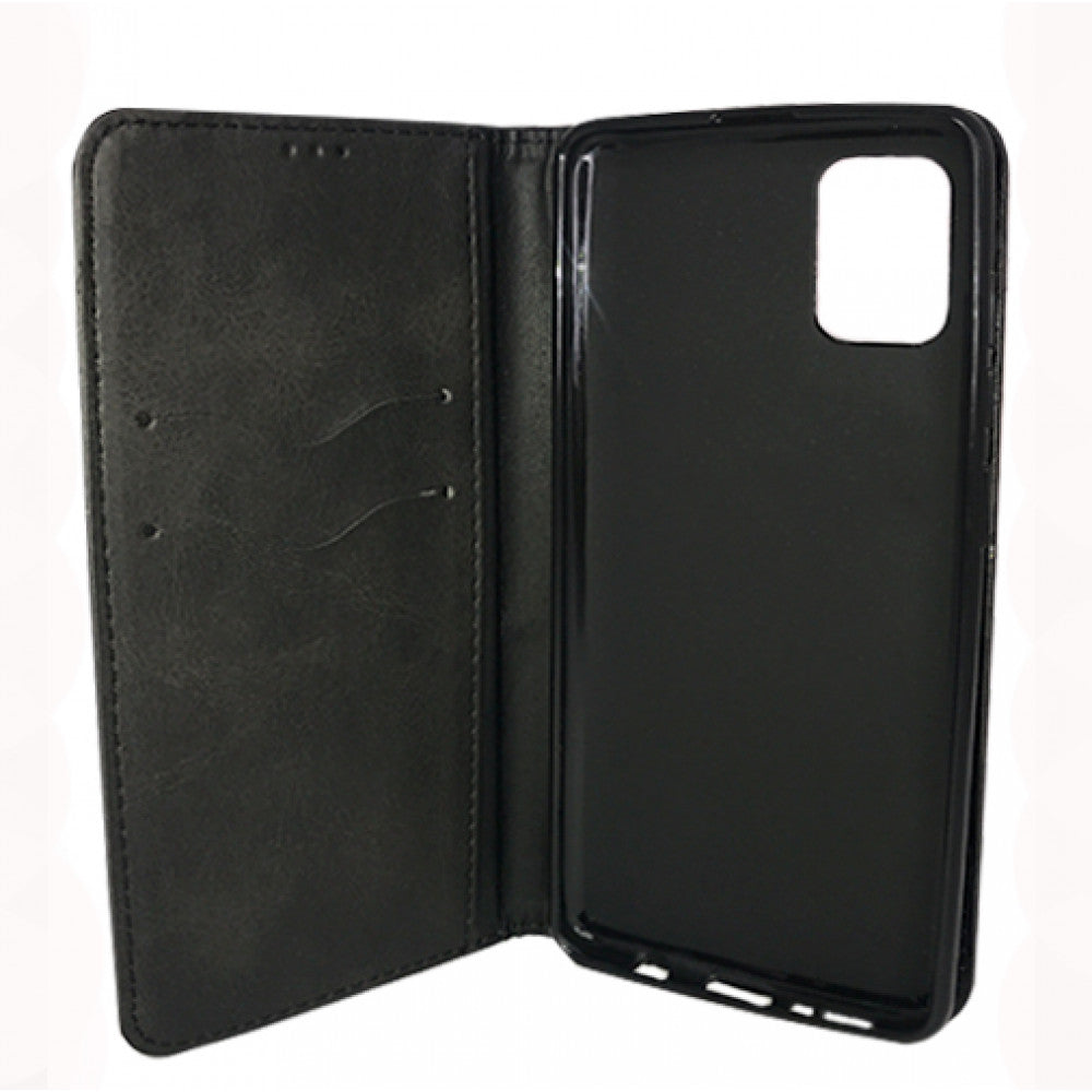 Leather Book Case – Xiaomi Poco M3/Redmi 9T/Redmi 9 Power – Black