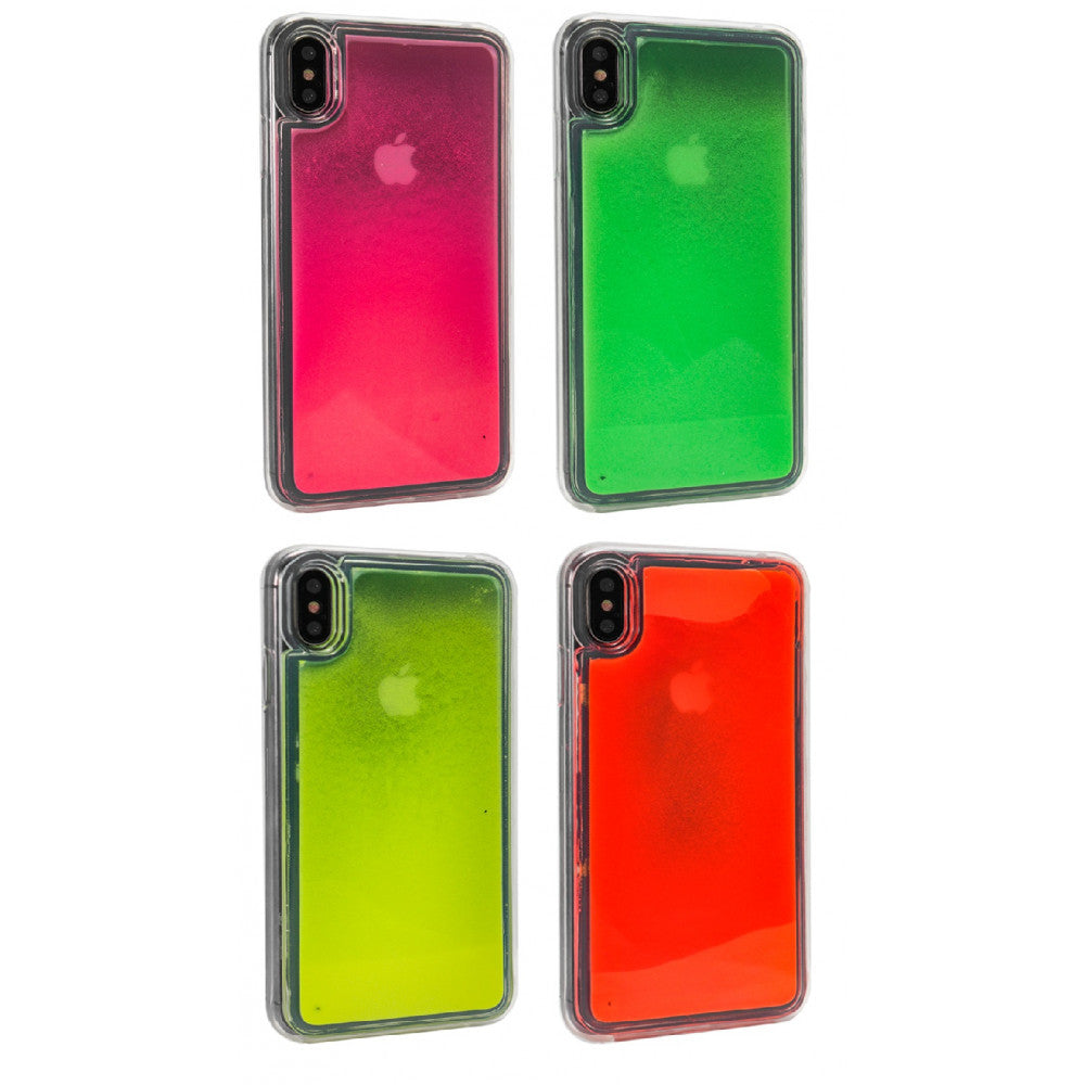 Liquid Glow Night Sand TPU Case – iPhone Xs – Orange