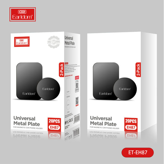 Set of plates for magnetic holders 2 pcs (rectangular) Earldom ET-EH87