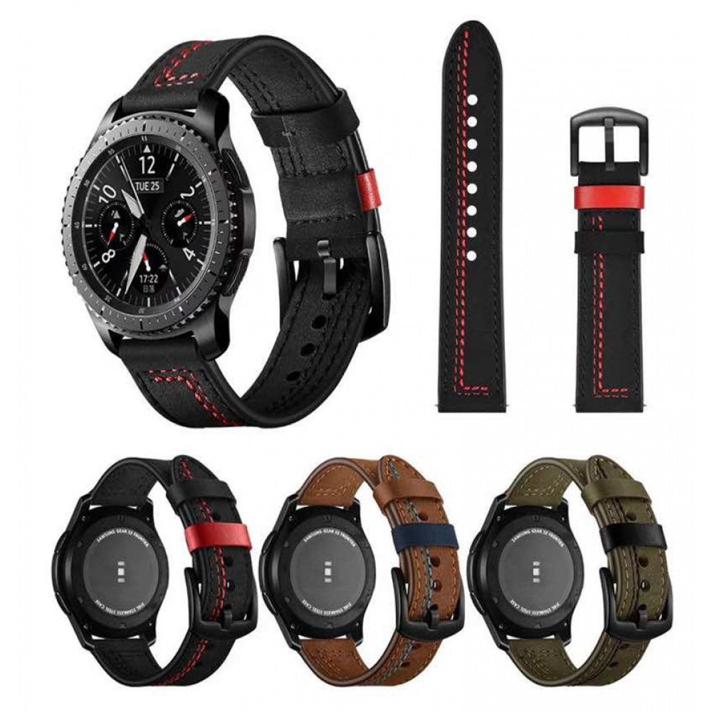 Reminets Leather Design – Universal 22 mm – Black