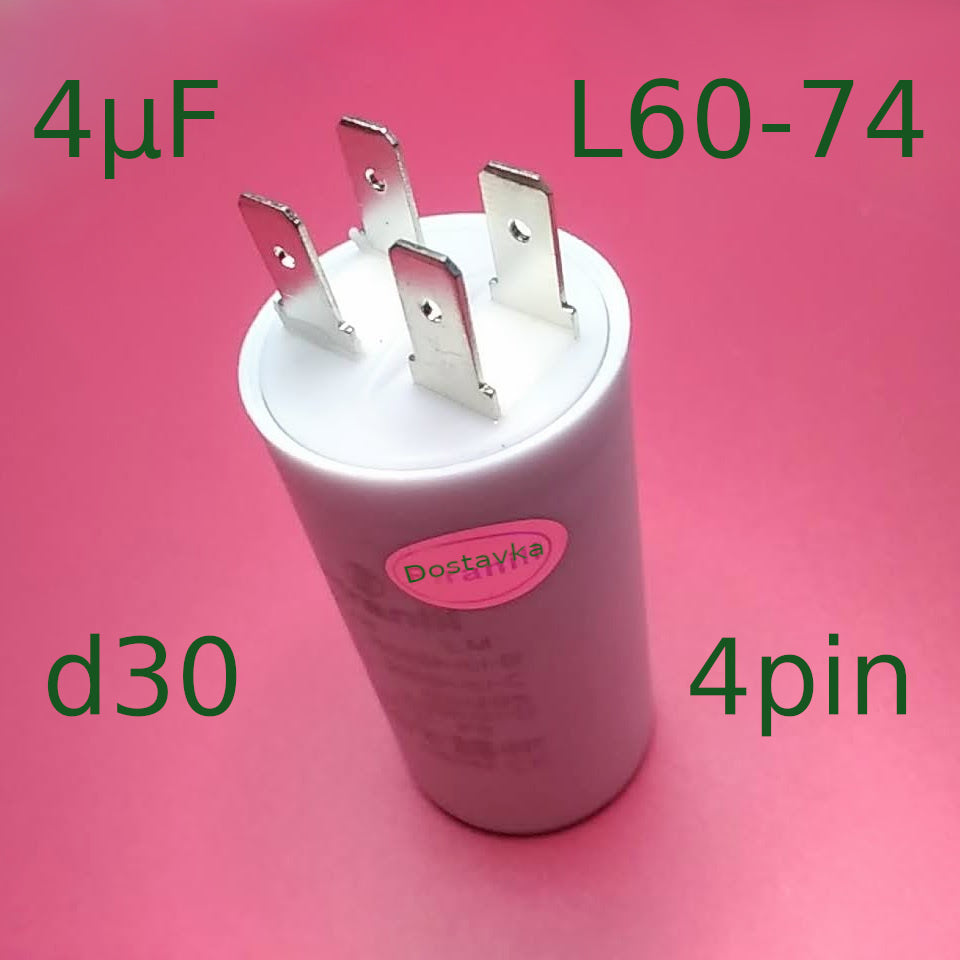 4µF d30 L60-74 4pin