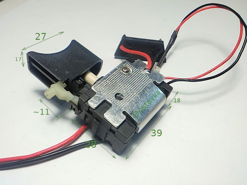 Li-Ion screwdriver operation trigger switch Jlevel FA021A-51XX 7.2-24V