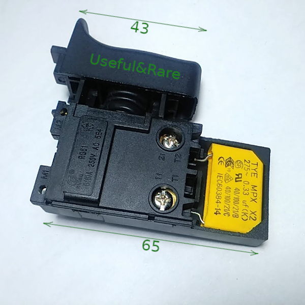 Chip Bliv såret nedbryder Makita HR 2470 Hammer manual operation DPST trigger switch RUiGU RG61 –  Useful&Rare