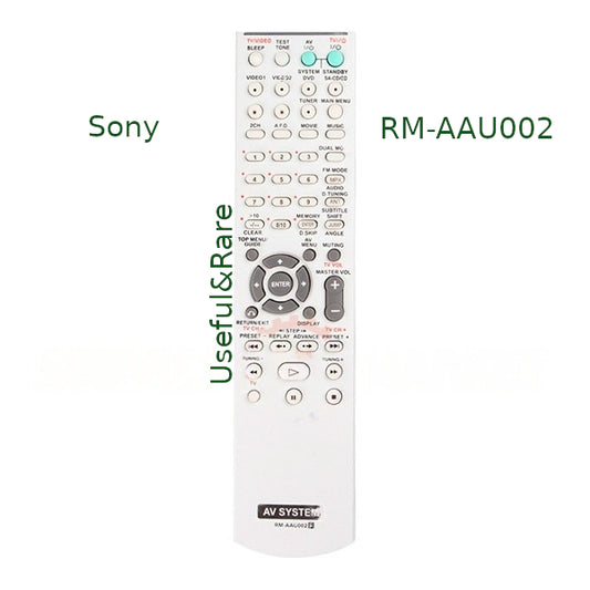 Sony RM-AAU002 Home Theater Remote Control