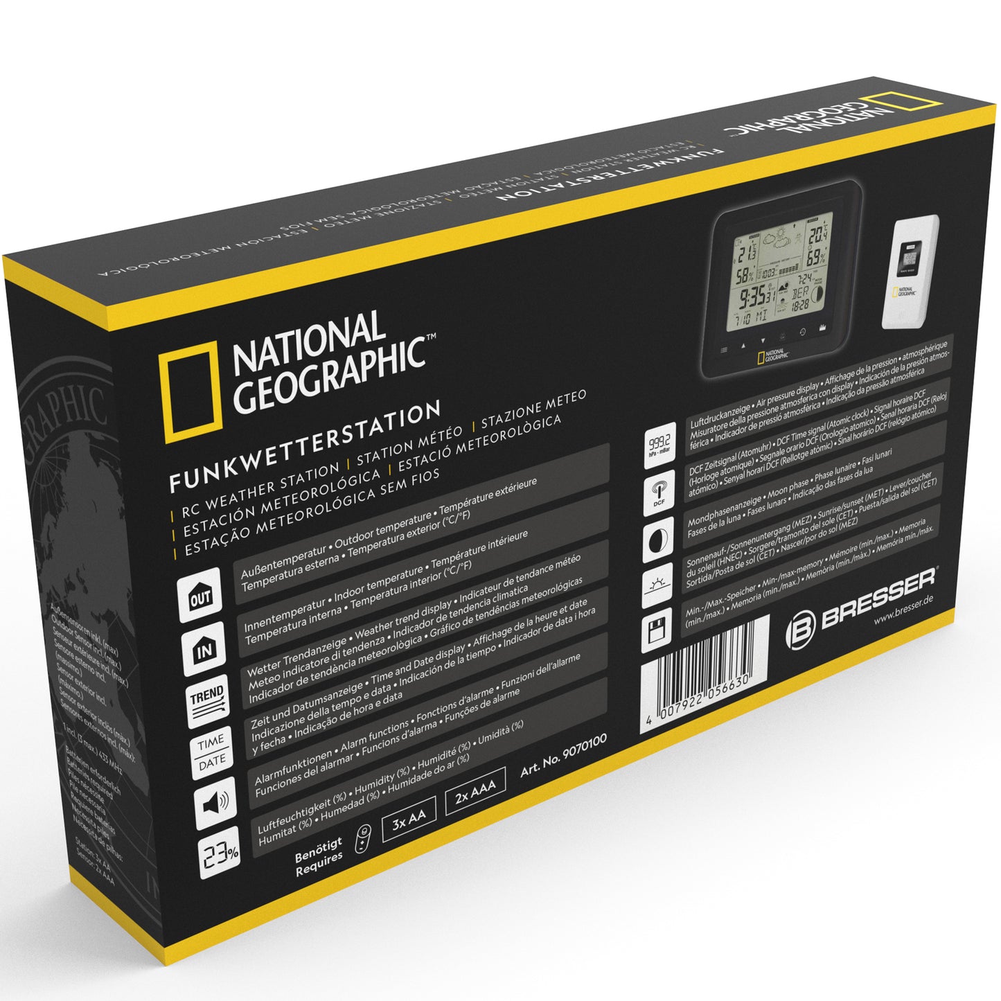 National Geographic Weather Stations Black (9070100)