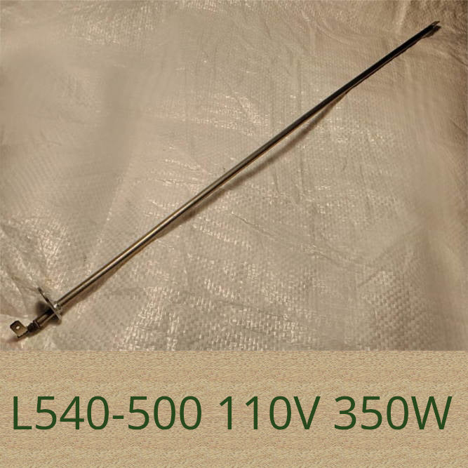Прямой тэн L500 для духовки Saturn/ Efba (клеммы) (кронштейн) (110В 350Вт)