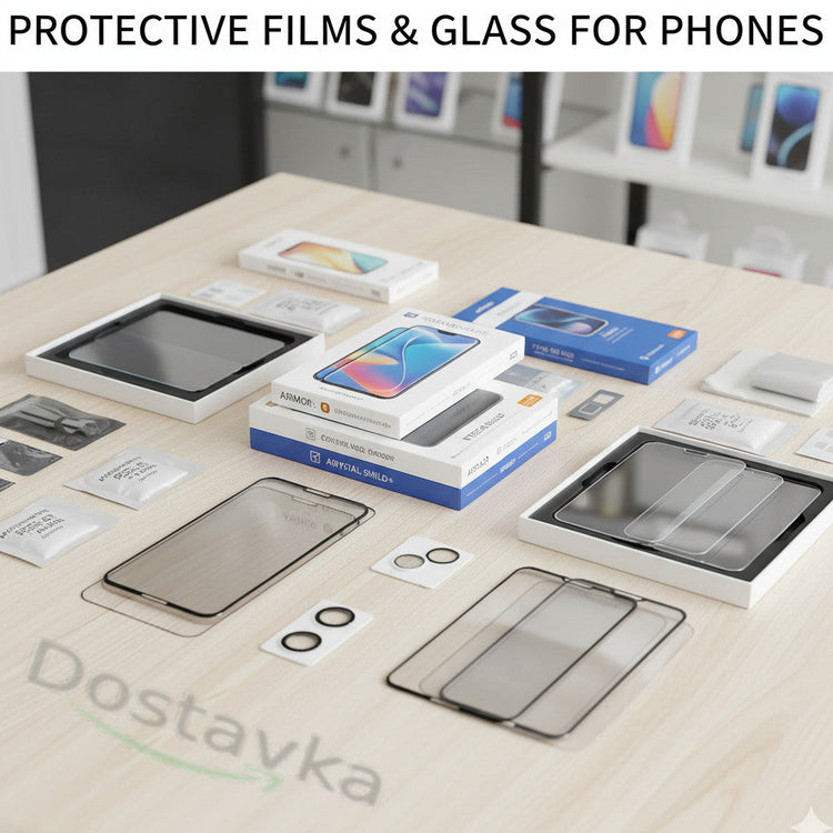 Защитные стекла и пленки для экрана телефонов планшетов