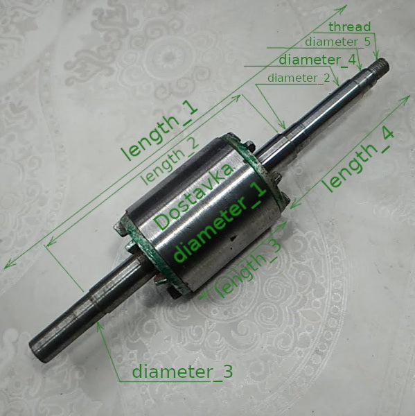 Ротор электродвигателя водяного насоса
