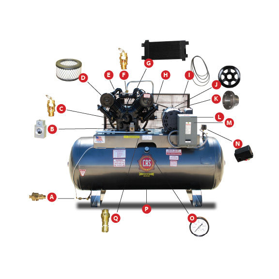 Запчасти для воздушного компрессора
