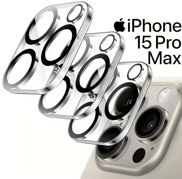 Защитные стекла для камеры смартфонов iPhone 15 Pro/ Max