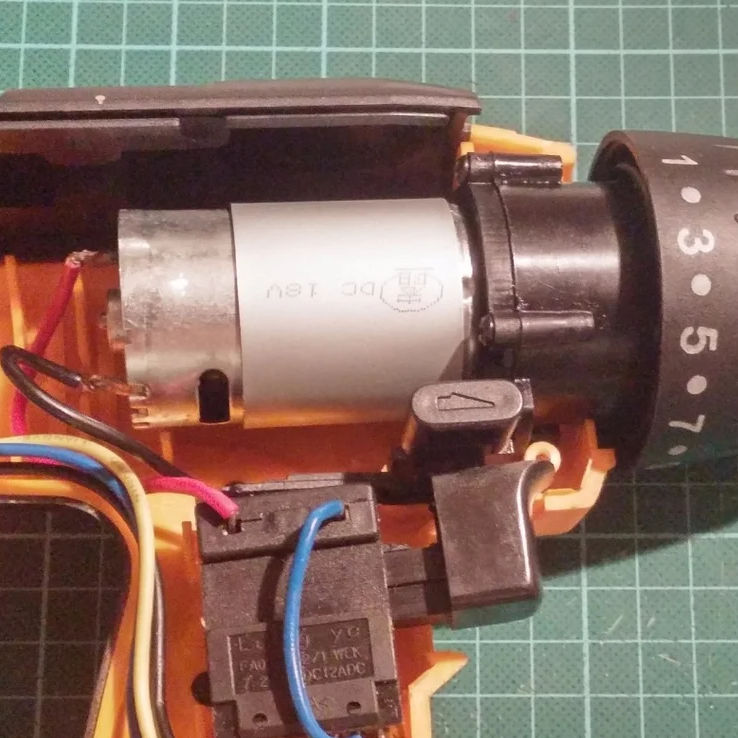 Двигатель для беспроводного шуруповерта дрели