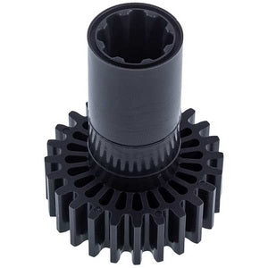 Gear with a shaft for a Braun 67051414 grinder