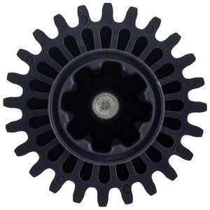 Gear with a shaft for a Braun 67051414 grinder