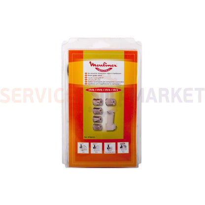 Set of vegetable cutter attachments for Moulinex XF990101 meat grinder