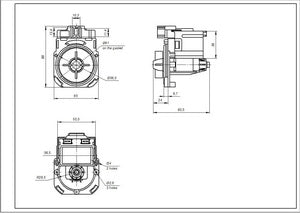 Pump (pump) for Indesit washing machine C00266228 Askoll 40W M325